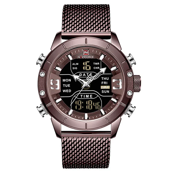  Watch Men  Luxury  Leather Waterproof Quartz Wristwatches Military Sport Mens W - £33.18 GBP