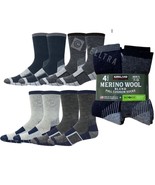Kirkland Signature Merino Wool Outdoor Hiking Trail Socks 4 Pairs NWT - $384.24 MXN