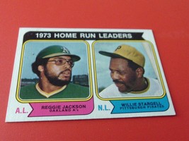 1974 Topps # 202 1973 Home Run Leaders Nm / Mint Or Better !! - £43.01 GBP