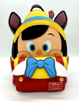 Disney Pinocchio Loungefly Mini Backpack 100 Decades 1940s Jimmy Cricket NWT - £49.78 GBP