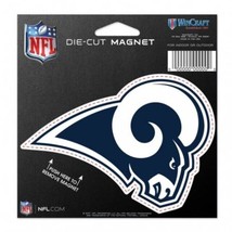 NFL Los Angeles Rams 4 inch Auto Magnet Die-Cut by WinCraft - £11.76 GBP
