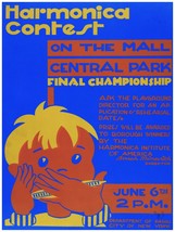 2704.Harmonica contest.Mall central park Poster.Music room Decorative Art. - £12.37 GBP+