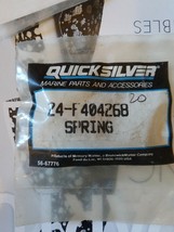 OEM NOS Force Chrysler Quicksilver Boat Engine By-Pass Valve Spring # 24-F404268 - £12.14 GBP