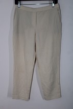 Theory 6 Beige Treeca Admiral Crepe Pull On Pants - $24.70