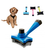 Pet Brush Self Cleaning Grooming Dog Cat Slicker Comb Hair Trimmer Fur S... - £13.36 GBP