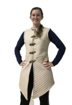 Protective Medieval Thick Padded Cotton Gambeson Female  aketon jacket A... - $89.09+