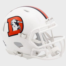 Denver Broncos On Field 2023 Alternate Riddell Replica Mini Speed Helmet - NFL - £30.39 GBP