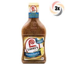 3x Bottles Lawry&#39;s Herb &amp; Garlic Marinade | With Lemon | 12oz | Fast Shi... - $28.16