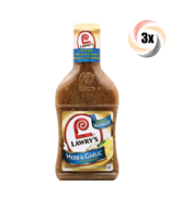 3x Bottles Lawry&#39;s Herb &amp; Garlic Marinade | With Lemon | 12oz | Fast Shi... - £22.14 GBP