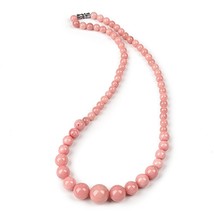 pink Rhodochrosite Jasper Elegant Necklace Pick Size 6-14mm Pink Rose color and  - £10.78 GBP