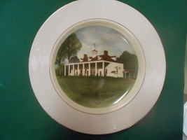 Collector Plate- Homer Laughlin China- Home Of Thomas Jefferson Mt. Vernon, Va. - £7.58 GBP