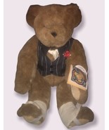 The Vermont Teddy Bear Co. Vintage 1993 Pose-able Plush Bear With Tags - £18.07 GBP