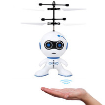 Hand Operated Mini Drone Flying Robot Toy Motion Sensor Helicopter Boy G... - $21.99