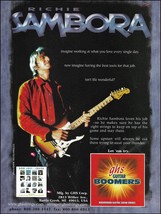 Bon Jovi Crush Richie Sambora GHS Boomers guitar strings ad 2001 advertisement - £3.32 GBP