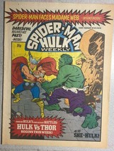 SPIDER-MAN &amp; Hulk Weekly #415 (1981) Marvel Comics Uk She-Hulk Madame Web FINE- - £11.86 GBP
