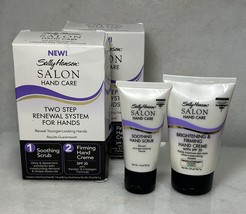 2 Sally Hansen Salon Hand Care Two Step Renewal System For Hands - £20.22 GBP
