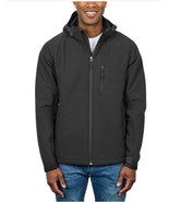 Kirkland Signature Mens Jacket Black Softshell Stretch Windproof Water-R... - $1,012.72 MXN