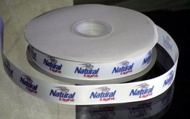 Natural Light Beer Inspired Grosgrain Ribbon - $9.90