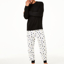 Family Pajamas Mens Tree-Print Pajama Set White Size 2XL - £22.70 GBP
