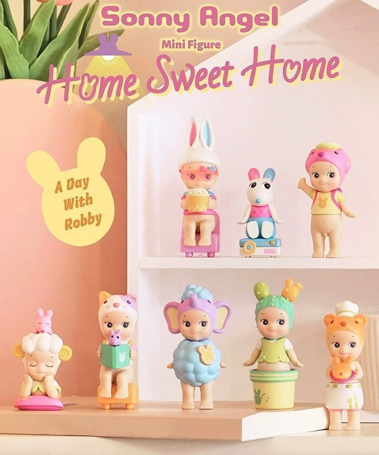 Sonny Angel Home Sweet Home Series (1 Blind Box Figures) Designer Toy Sealed