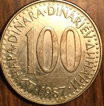 1987 Yugoslavia 100 Dinara Coin - £0.97 GBP