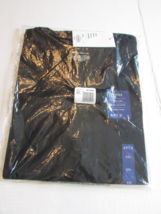 Apt 9 Men&#39;s Black Tee Shirt Short Sleeve XXL Slim Fit Cotton Spandex New - £7.00 GBP