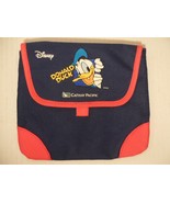 Vintage DISNEY Pouch Bag Case RARE Cathay Pacific Donald Duck Trash Cont... - £19.53 GBP