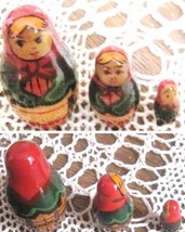 Nesting Dolls Set of 3 Vintage  - £6.39 GBP