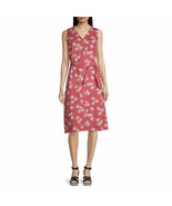 Liz Claiborne Women&#39;s Sleeveless A Line Dress Size MEDIUM Floral Dust Ce... - £25.22 GBP