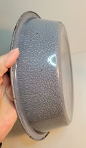 Graniteware Gray Swirl Pan/Bowl 11" Vintage image 5