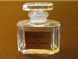 Vintage Joy De Jean Patou Paris Bottle with Glass Stopper - 2&quot; High - £19.71 GBP