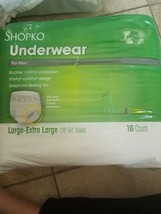 Shopko Underwear for men Large-Extra Large 16 count - $21.73