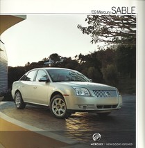 2009 Mercury SABLE sales brochure catalog US 09 Premier FINAL - £6.39 GBP