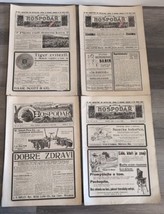 4 1905 Hospodar Bohemian Czech Farming Newspapers Magazines Omaha Nebras... - £34.88 GBP