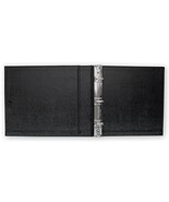 ABC Check Binder For End-Stub Deskbook, 3-On-A-Page, 11 1/4 x 9, Black - $24.33