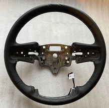 Factory original black leather heated steering wheel for some Silverado.... - $19.81