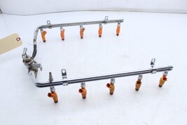 00-05 FORD EXCURSION V10 6.8L FUEL INJECTION RAIL W/ 10 INJECTORS E6185 image 7