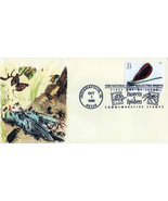 US 3354h FDC Insects, Ebony Jewelwing hand-painted Cachets ZAYIX 01240242 - £7.86 GBP