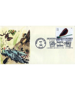 US 3354h FDC Insects, Ebony Jewelwing hand-painted Cachets ZAYIX 01240242 - $10.00