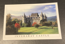 POSTCARD - AUTUMN INVERARAY CASTLE, ARGYLL SCOTLAND - $5.99