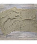 Croscill Imperial Empress Euro Pillow Sham set 2 Gold square Herringbone... - $767.52 MXN