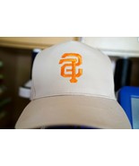 SF Backwards Reverse Logo in San Francisco Giants Color Embroidered Snap... - $54.69 CAD