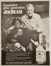 1973 Print Ad Jim Beam Kentucky Bourbon Whiskey Ella Fitzgerald &amp; Henry ... - £9.19 GBP
