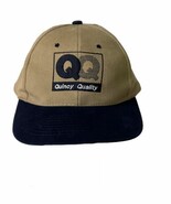 Nissin Cap Ball Hat Quincy Quality Beige Navy Blue Snap Back - $17.25 CAD