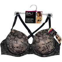 Bali Underwire Contour Bra Lace Convertible Straps Inner Side Support Lift 3516 - £33.78 GBP
