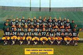 1965 GREEN BAY PACKERS 8X10 TEAM PHOTO FOOTBALL PICTURE WORLD CHAMPS NFL - £3.92 GBP