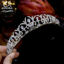 High-Quality Bridal Crown, Fashionable Wedding Hair Accessories, Simple And Aeli - £58.41 GBP