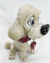 Little Paws Poodle Dog Figurine White Sculpted Pet 5.1" High Rare Collectible image 8