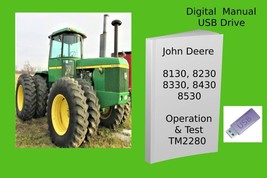 John Deere 8130 8230 8330 8430 8530 Tractor Operation and Test Manual See Desc - £18.98 GBP