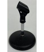 Vintage OEM Atlas DS-5 Microphone desk stand D7-5 DS-10 w Shure Mic Clip     5 - $29.69